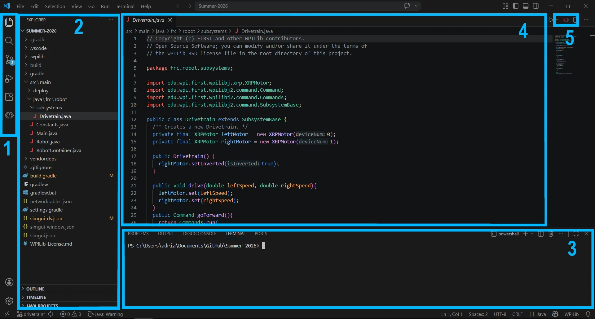 VS Code interface